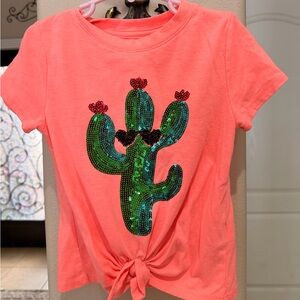 wonder nation Neon Coral tee
